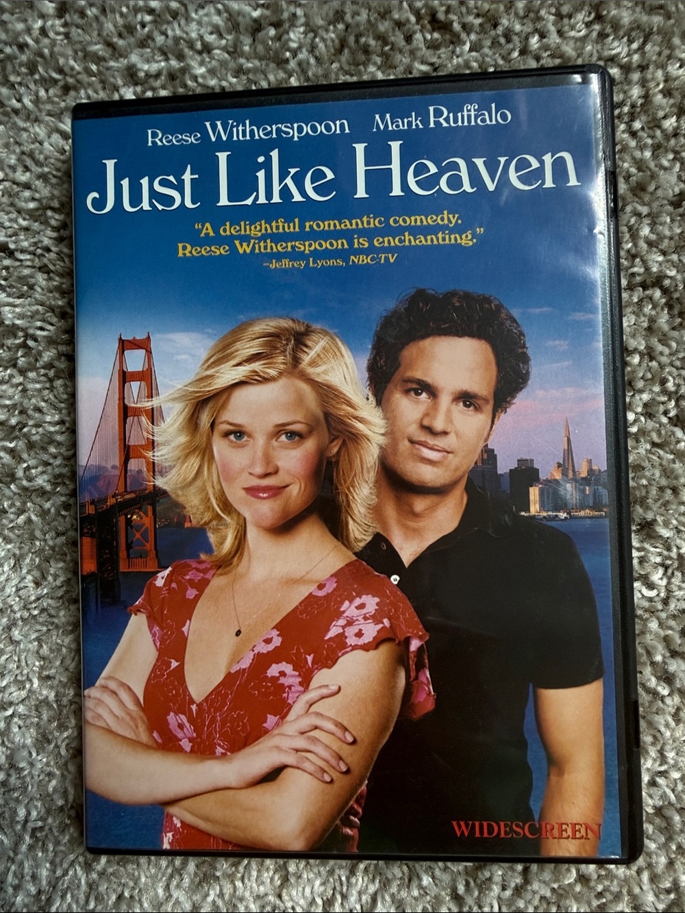 Just Like Heaven (Widescreen) DVD - Reese Witherspoon, Mark Ruffalo - Blue Cover